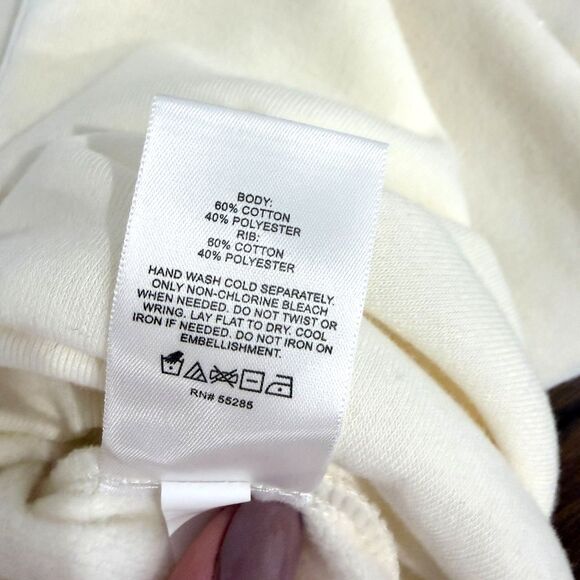 Express NWT Pearl Embellished Sweatshirt Dress Size Small - Picture 10 of 10